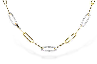 E310-00635: NECKLACE .75 TW (17 INCHES)