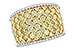 E310-03316: LDS DIA WED RG 2.19 YELLOW DIAS 2.37 TW