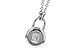 E310-06962: NECKLACE .19 EMERALD CUT (18")