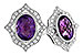 E310-06980: EARR 2.12 TW AMETHYST 2.36 TGW (8x6 MM AMY)