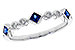 E310-96007: LDS WED RG .25 SAPPHIRE .30 TGW