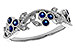 E310-99644: LDS WED RG .23 SAPPHIRE .29 TGW