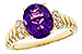 E311-82389: LDS RG 2.12 AMETHYST 2.26 TGW (10x8MM AMY)
