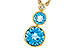 E311-82398: NECK 2.63 BLUE TOPAZ 2.65 TGW (5MM / 8MM BT)