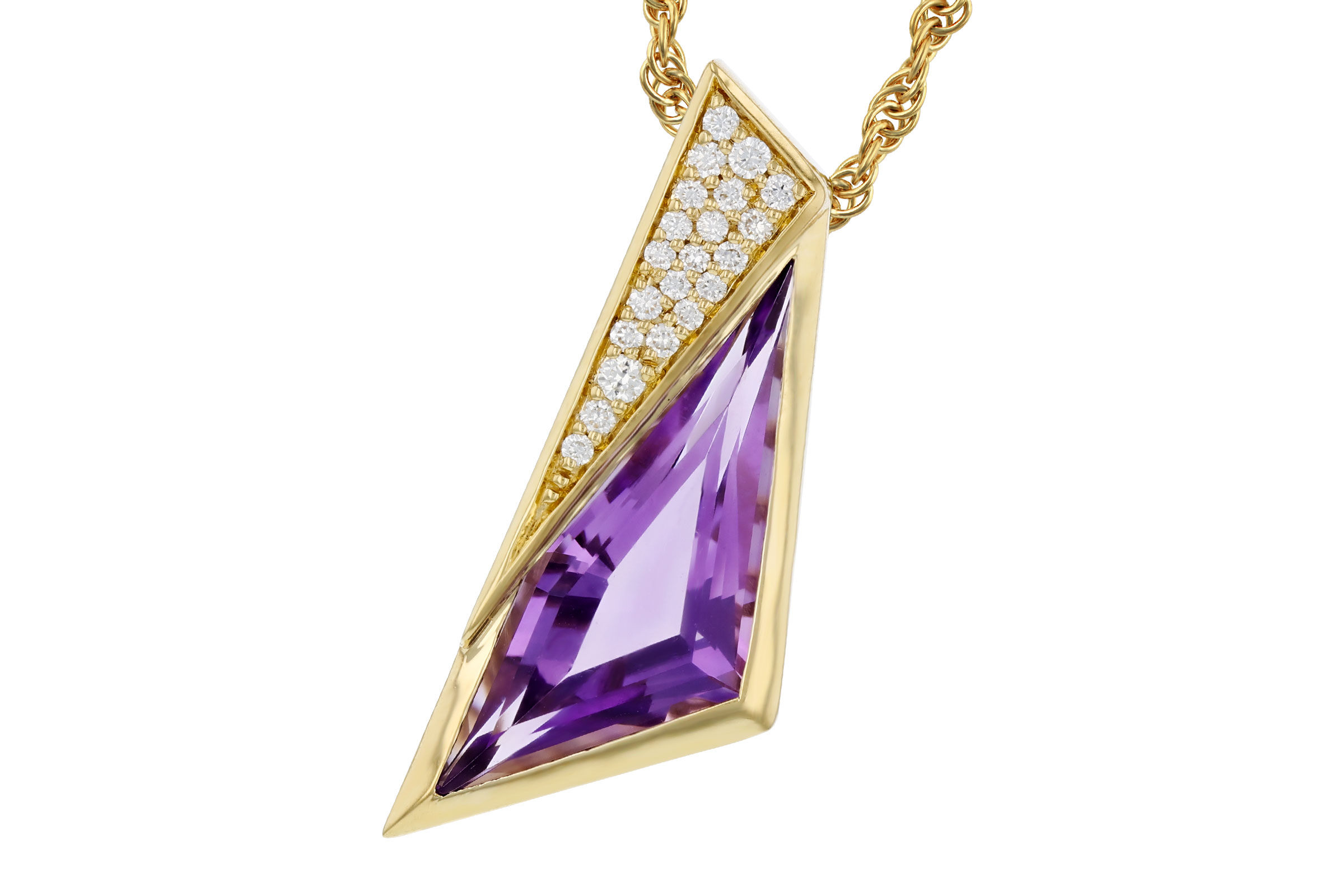 E311-84244: NECKLACE 2.24 AMETHYST 2.33 TGW