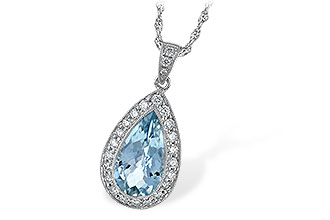 F041-90625: NECKLACE 2.20 AQUA 2.55 TGW