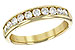 F129-15162: LDS WED RG .50 TW (10 STONES)