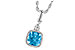 F222-79680: NECK 1.03 BLUE TOPAZ 1.05 TGW