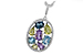 F224-63298: NECK 2.25 MULTI-COLOR 2.43 TGW