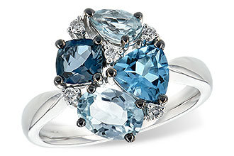 F225-46916: LDS RG 2.57 BLUE TOPAZ 2.65 TGW