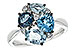 F225-46916: LDS RG 2.57 BLUE TOPAZ 2.65 TGW