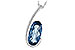 F225-46998: NECK 4.48 LONDON BLUE TOPAZ 4.60 TGW