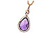 F225-54271: NECK 3.91 AMETHYST 4.10 TGW