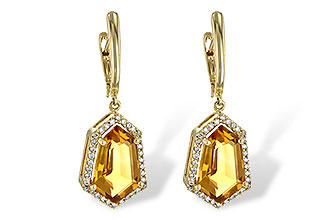 F226-37862: EARR 3.80 TW CITRINE 4.05 TGW