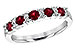 F226-37907: LDS WED RG .66 RUBY .83 TGW