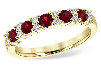 F226-37907: LDS WED RG .66 RUBY .83 TGW
