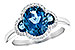 F226-42425: LDS RG 3.04 TW LONDON BLUE TOPAZ 3.20 TGW