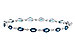 F226-42453: BRACELET 7.20 LONDON BLUE TOPAZ 7.36 TGW