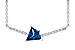 F226-43289: NECK .87 LONDON BLUE TOPAZ .95 TGW