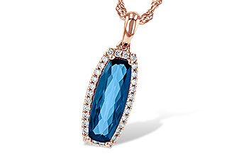 F226-44189: NECK 1.58 LONDON BLUE TOPAZ 1.70 TGW