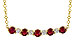 F226-45098: NECK .58 TW RUBY .70 TGW