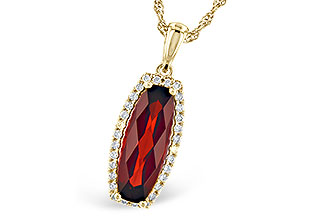 F309-11525: NECK 1.75 GARNET 1.87 TGW