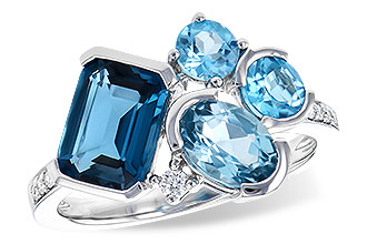 F309-16044: LDS RG 3.08 BLUE TOPAZ TW 3.15 TGW