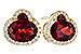 F309-16989: EARR 2.85 TW GARNET 3.06 TGW