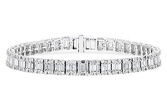 F310-02425: BRACELET 2.72 TW BAGUETTES 4.10 TW