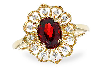 F310-03362: LDS RG .80 GARNET .92 TGW (7x5MM GAR)