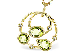 F310-91471: NECKLACE 2.20 PERIDOT 2.26 TGW