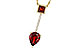 F310-93289: NECKLACE 2.15 GARNET 2.20 TGW