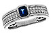 F310-97898: LDS RG .55 SAPPHIRE .88 TGW (5x4MM SA)