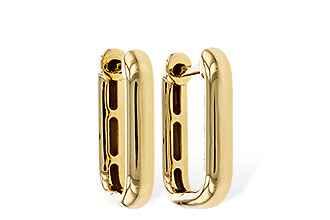 F310-97907: GOLD EARRINGS (15MM)