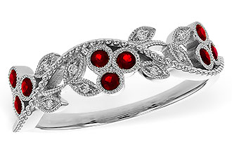 F310-99644: LDS DIA RG .22 RUBY TW .28 TGW