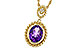 F310-99671: NECKLACE 1.38 AMETHYST 1.40 TGW (9x7MM AMY)
