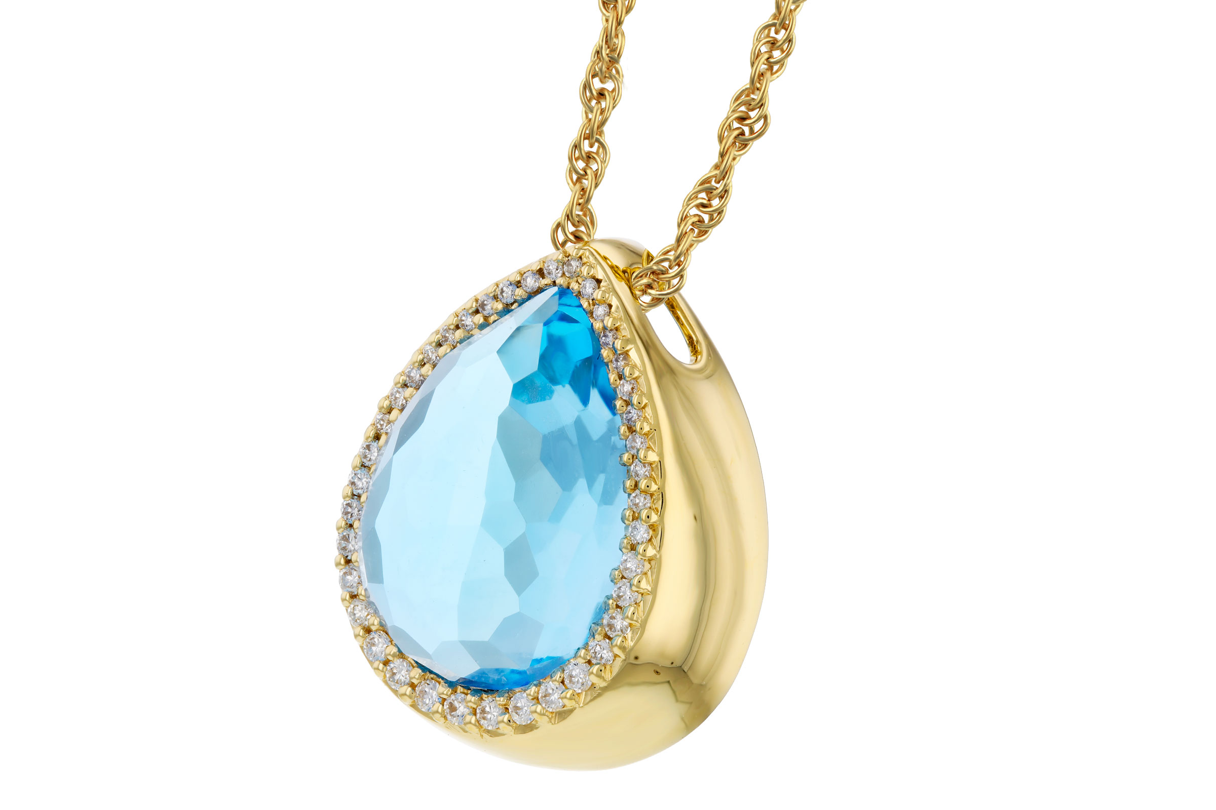 F311-83353: NECK 5.78 LONDON BLUE TOPAZ 5.92 TGW (14x10MM)
