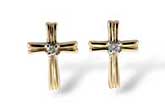 G036-44225: EARRINGS .03 TW