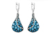 G223-68753: EARR 6.86 BLUE TOPAZ 7.05 TGW