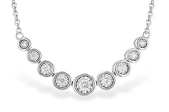G226-41480: NECKLACE .25 TW (18")