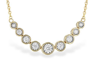 G226-41480: NECKLACE .25 TW (18")