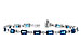 G309-11498: BRACELET 7.90 LONDON BLUE TOPAZ 8.13 TGW