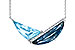 G309-12425: NECK 4.66 BLUE TOPAZ 4.75 TGW (18")