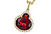 G309-16989: NECK 3.02 TW GARNET 3.16 TGW