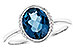 G310-04253: LDS RG 1.90 TW LONDON BLUE TOPAZ 1.93 TGW(9x7 LBT)