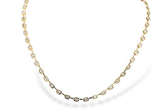 G310-05134: NECKLACE 2.05 TW BAGUETTES (17 INCHES)