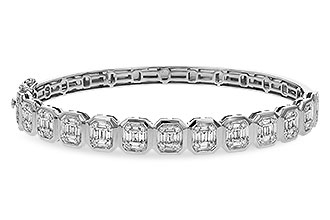 G310-91525: BANGLE .81 TW BAGUETTE 1.00 TW
