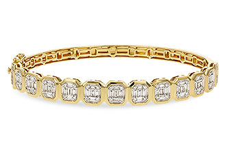 G310-91525: BANGLE .81 TW BAGUETTE 1.00 TW