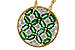 G310-93362: NECK 1.02 EMERALD TW 1.32 TGW