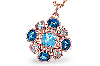 G310-94189: NECKLACE 3.19 TW BLUE TOPAZ 3.25 TGW